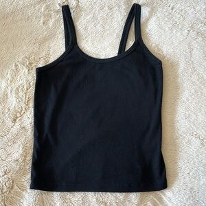 Ribbed black tank top, Wild Fable, M